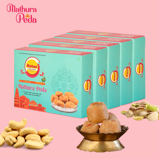Authentic Mathura Peda Pack of 5 (2.25kg)