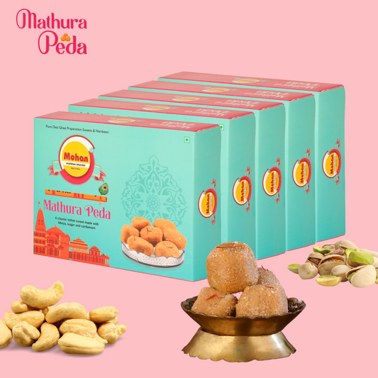 Authentic Mathura Peda Pack of 5 (2.5kg)